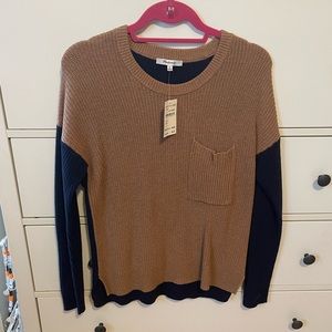 Madewell Colorblock Sweater NWT